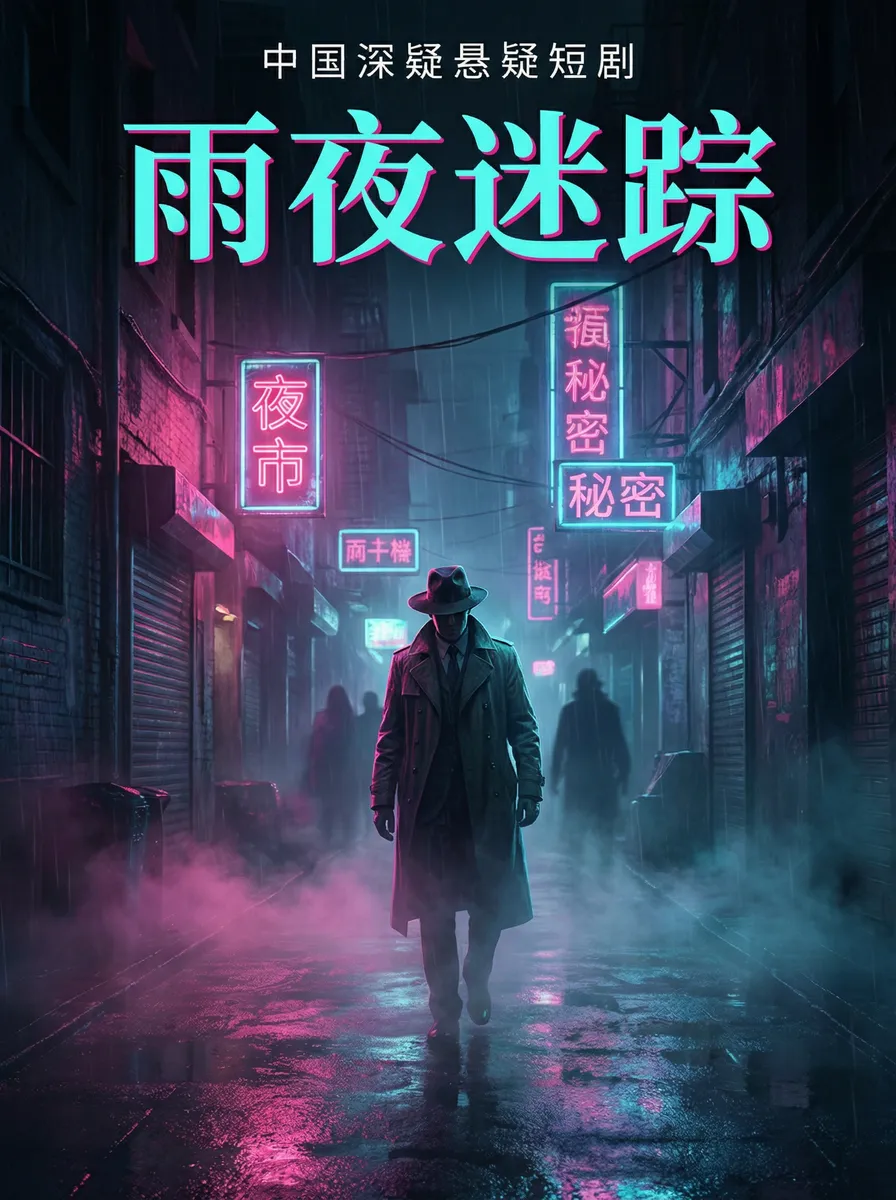 穗花种子 悬疑追踪短剧 - 雨夜迷踪海报